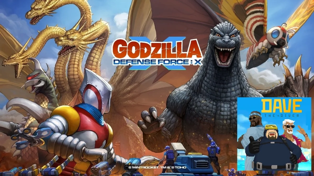 Mintrocket Announces Massive Expansion: Godzilla Defense Force: X, Bancho Spin-off, and Global Mobile Launch of Dave The Diver
