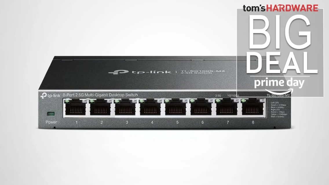 Upgrade Your Network: The TP-Link TL-SG108S-M2 2.5 GbE Switch Drops to $49.99 for Prime Day