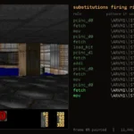 Doom’s Infinite Reach: Running the 1993 Classic Inside Regular Expressions