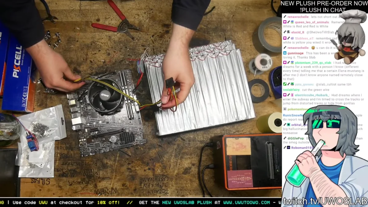 Powering the Impossible: Inside the 192-Battery Desktop PC Experiment