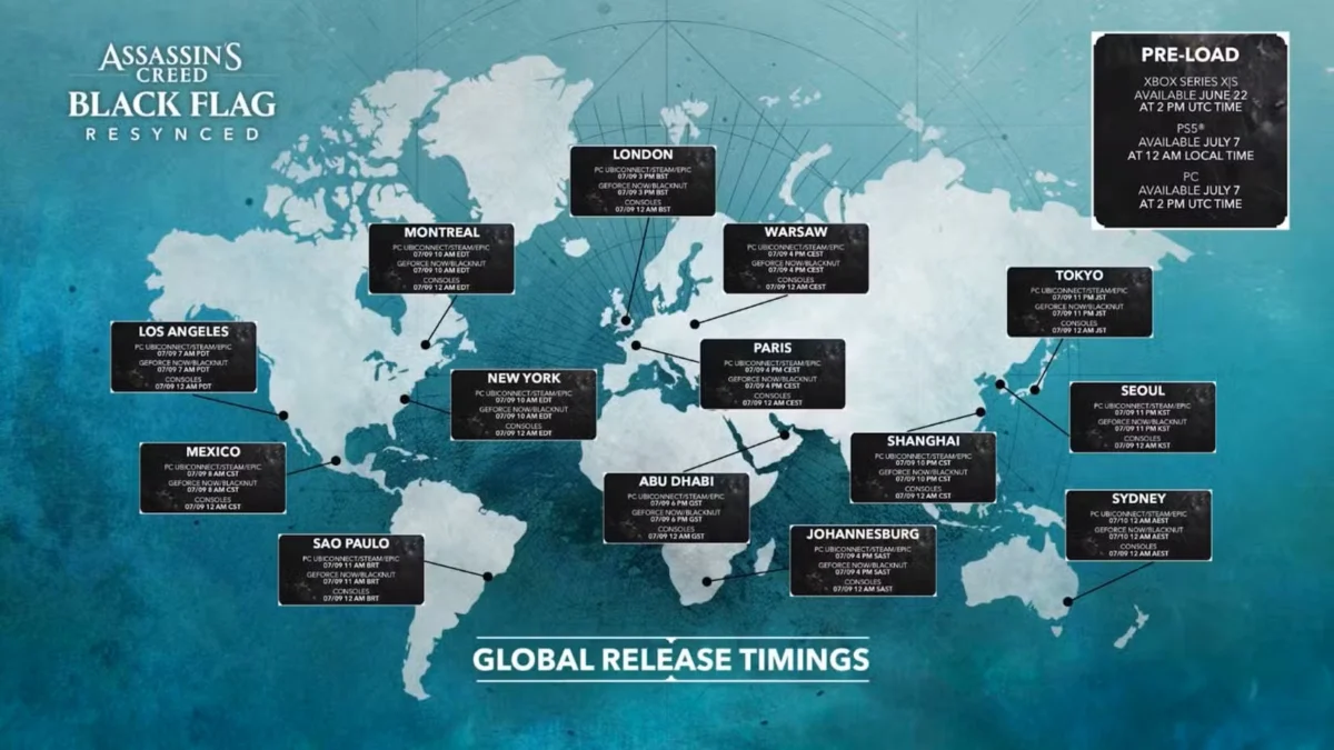 Return to the Golden Age of Piracy: Everything You Need to Know About the Launch of Assassin’s Creed: Black Flag Resynced