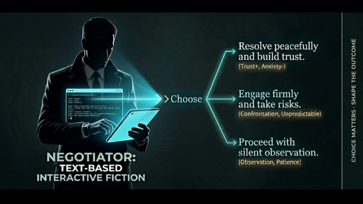 The Digital Frontline: How ‘Negotiator: Choice Text Game’ Redefines Mobile Interactive Thrillers