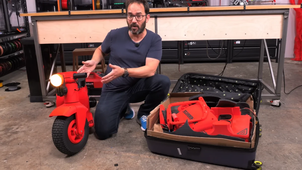 The Mirandetta: Engineering the World’s Most Portable 3D-Printed Motorbike
