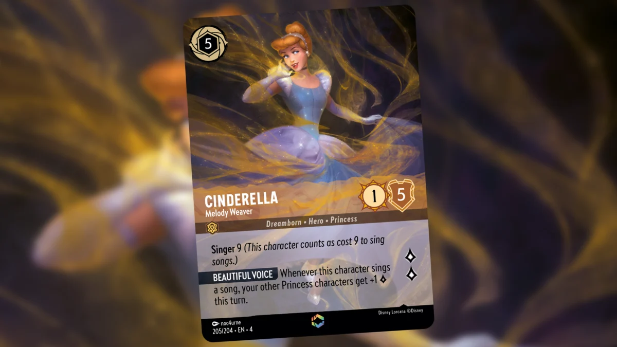 Harmonizing the Board: The Strategic Impact of Cinderella, Melody Weaver in Disney Lorcana: Ursula’s Return