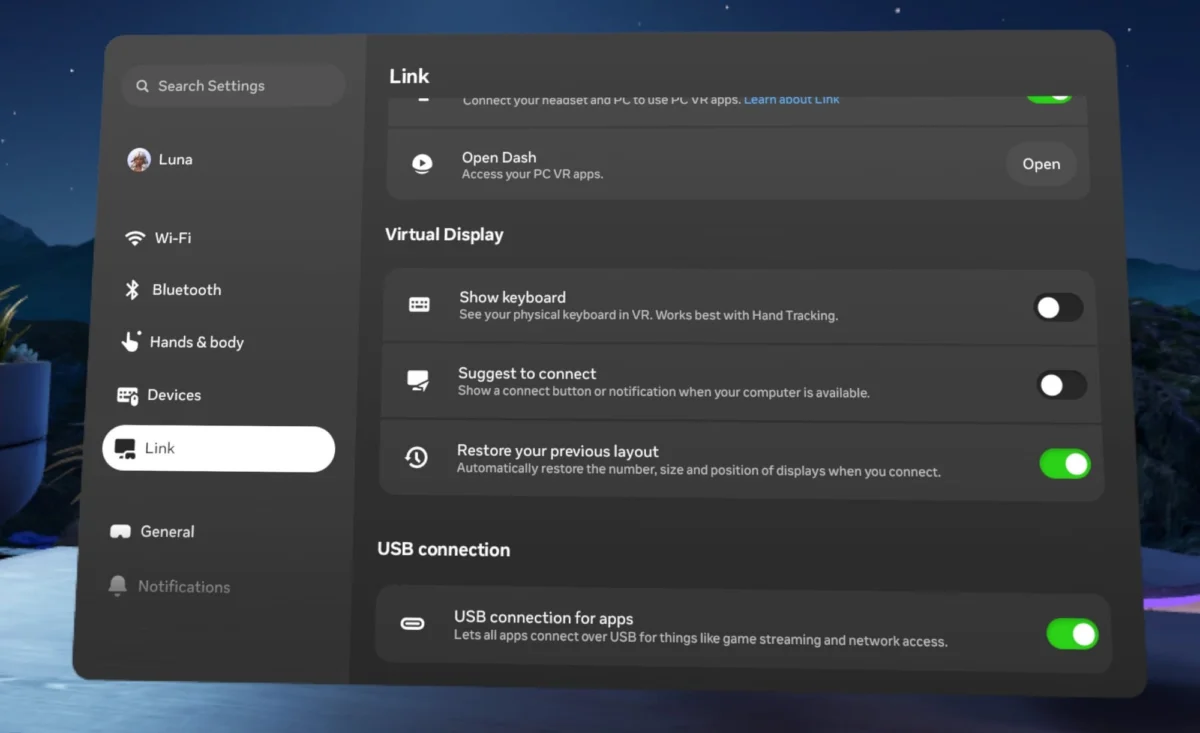 Bridging the Gap: Steam Link Adds Wired USB Support for Meta Quest, Enhancing PC VR Reliability