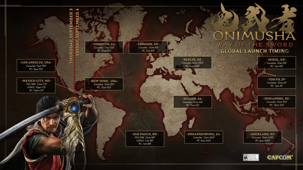 Onimusha: Way of the Sword Global Launch Guide: Release Times, Preload Details, and Franchise Implications