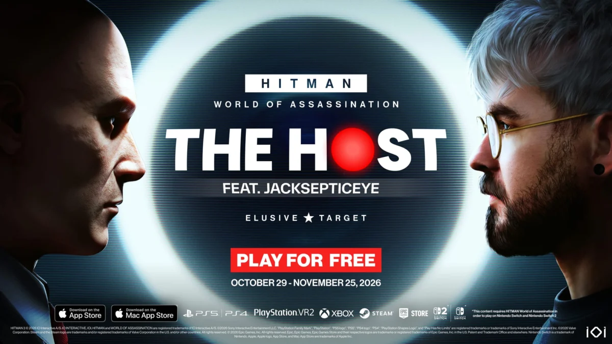 Agent 47 Goes Viral: Jacksepticeye Headlines Latest Hitman: World of Assassination Elusive Target