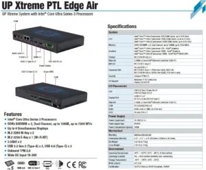 The Silent Revolution: Aaeon Unveils the Up Xtreme PTL Edge Air with Revolutionary AirJet Cooling